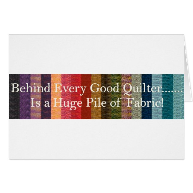 Hinter jedem guten quilter (Vorderseite (Horizontal))