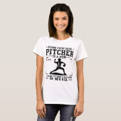 Hinter jedem guten Werfer steht eine Mutter T-Shirt (Vorne ganz)