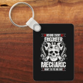 Hinter jedem Ingenieur - Mechanik Schlüsselanhänger (Vorderseite)