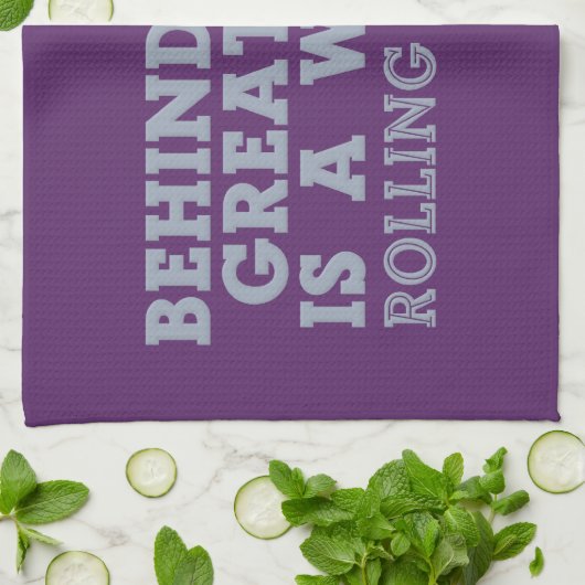 Hinter jedem Mann ein individuelles Küchentuch (Gefaltet)