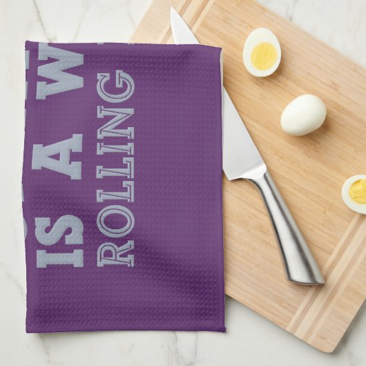 Hinter jedem Mann ein individuelles Küchentuch (Viertel Falte)