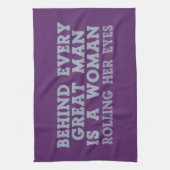 Hinter jedem Mann ein individuelles Küchentuch (Vertikal)