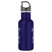 Hinter jedem Mann - Farbe wählen Trinkflasche (Rückseite)