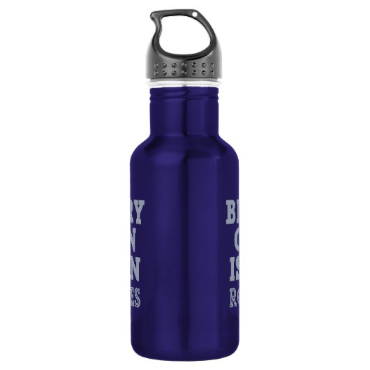 Hinter jedem Mann - Farbe wählen Trinkflasche (Rückseite)