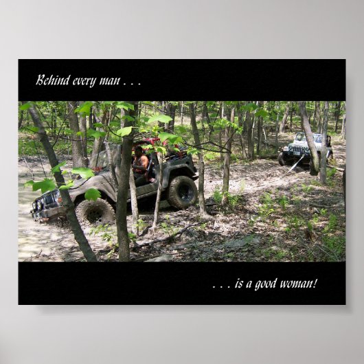 Hinter jedem Mann steht eine gute Frau Poster (Vorne)