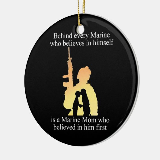 Hinter jedem Meer Keramik Ornament (Links)