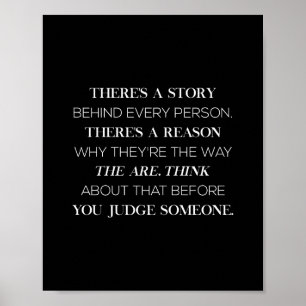 Hinter jedem Menschen gibt es eine Geschichte, in  Poster