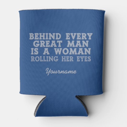 Hinter jedem Menschen kann der Brauch kühler werde Dosenkühler (Vorderseite)