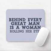 Hinter jedem Menschengewohnheitsmousepad Mousepad (Mit Mouse)