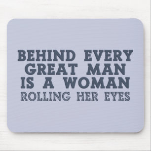 Hinter jedem Menschengewohnheitsmousepad Mousepad