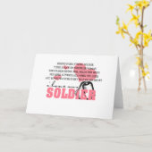 Hinter jedem Soldaten Karte (Gelbe Blume)