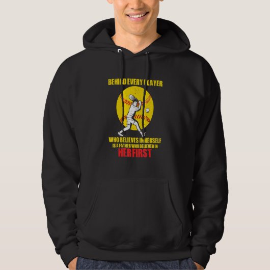 Hinter jedem Spieler steht ein Vater-Software-Vate Hoodie (Vorderseite)