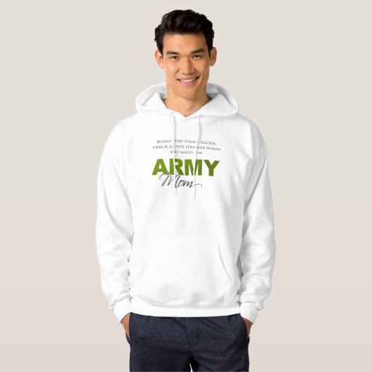 Hinter jedem starken Soldaten 2 Hoodie (Vorne ganz)