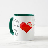 Hinter jedem Verband Tasse (Vorderseite Links)