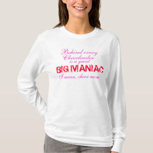 Hinter jeder Cheerleader ist ein großer GROSSER T-Shirt