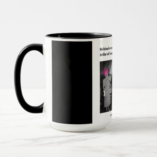 Hinter jeder erfolgreichen Frau ist… Tasse (Links)