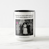 Hinter jeder erfolgreichen Frau ist… Tasse (Zentrum)