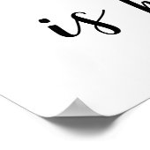 Hinter jeder erfolgreichen Frau steht ihr Plakat (Ecke)