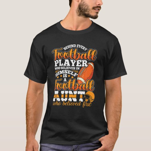 Hinter jeder Fußballtante Frauen T-Shirt (Vorderseite)