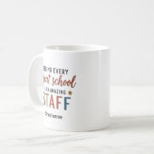 Hinter jeder großartigen Schule steht ein unglaubl Kaffeetasse (Vorderseite Links)