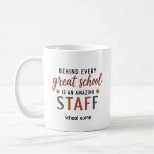 Hinter jeder großartigen Schule steht ein unglaubl Kaffeetasse