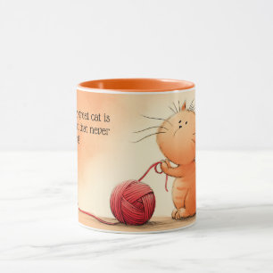 Hinter jeder großen Katze Tasse