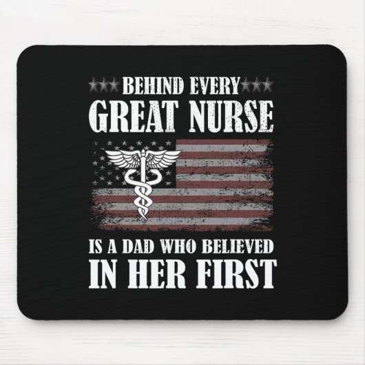 Hinter jeder großen Krankenschwester steht ein Vat Mousepad (Vorne)