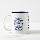 Hinter jeder großen Tochter ist phantastischer Vat Zweifarbige Tasse (Links)