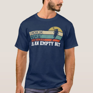 Hinter jeder guten Frau steht ein leeres Netz Spor T-Shirt