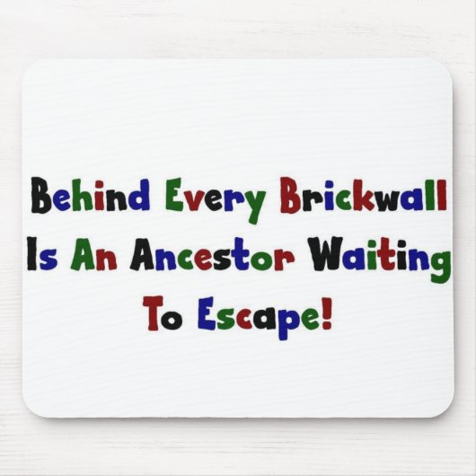 Hinter jeder Mauer... Mousepad (Vorne)