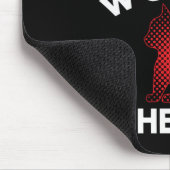 Hinter jeder starken Frau steht ihr Cat Mouse Pad Mousepad (Ecke)