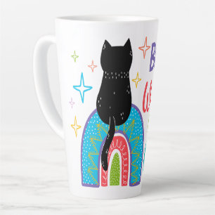 Hinter jeder starken Frau steht ihre Katze Milchtasse