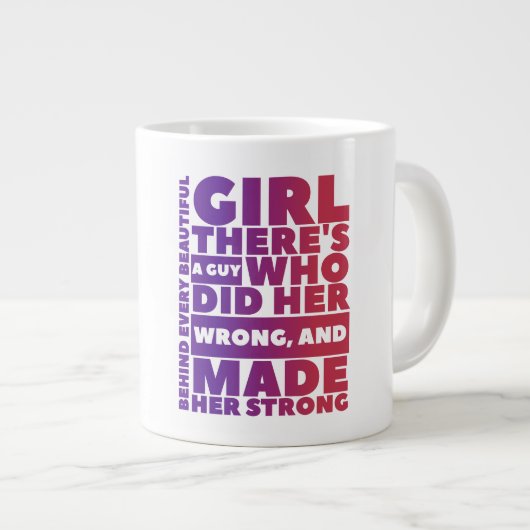 Hinter - Jumbo-Tasse (Vorderseite Rechts)