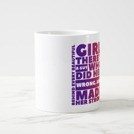 Hinter - Jumbo-Tasse (Vorderseite)