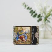 Hinter Reflexions-elegantem beruflichem Visitenkarte (Stehend Vorderseite)