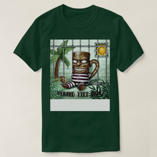 Hinter Tiki bars TShirt (Design vorne)