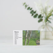 Hinterabflussrinne-Espen Visitenkarte (Stehend Vorderseite)