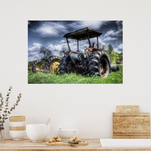 Hinteransicht Poster (Küche)