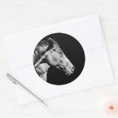 Hinterbein Runder Aufkleber (Umschlag)