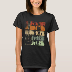 Hinterdruck Dinge, die ich in meiner Freizeit Gita T-Shirt