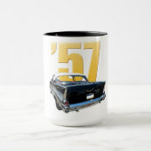 Hintere Ansicht 1957 der Chevrolet-Bel-Aires Tasse (Zentrum)