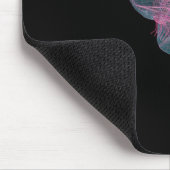 Hintere Ansicht des menschlichen Gehirns Mousepad (Ecke)
