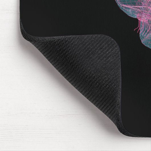 Hintere Ansicht des menschlichen Gehirns Mousepad (Ecke)