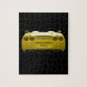 Hintere Ansicht von einer gelben Puzzle (Vertikal)