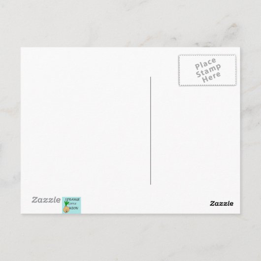 Hintere Atomrosa Muster Postkarte (Rückseite)