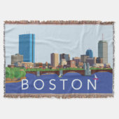 Hintere Bucht-Boston-Skyline-Computer-Illustration Decke (Vorderseite)
