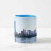 Hintere Bucht Bostons über Charles River Tasse (Zentrum)
