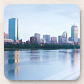 Hintere Bucht Bostons über Charles River Untersetzer (Vorderseite)