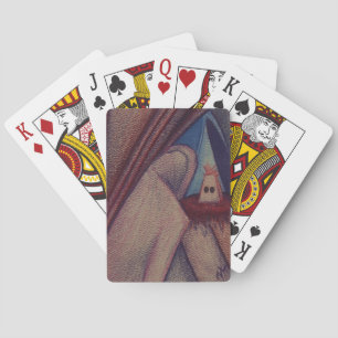 Hintere Bühne-Kunst-Plattform der Spielkarten