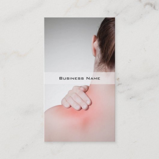 Hintere die Visitenkarte-Schablone der Frau Visitenkarte (Vorderseite)